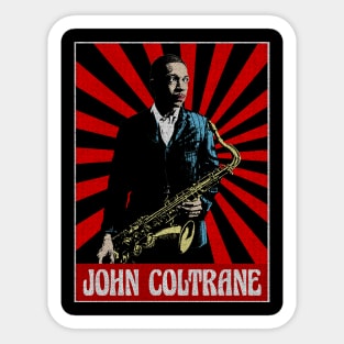 Vintage John Coltrane Pop ART Sticker